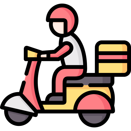 moto de reparto icono